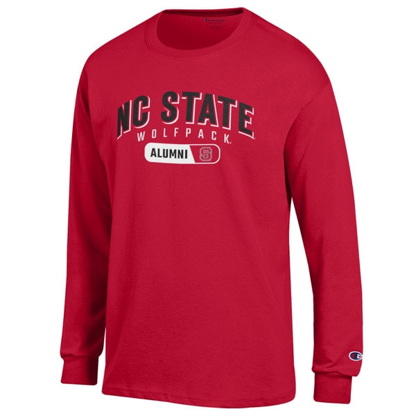 Red Long Sleeve Tee - NC State Alum